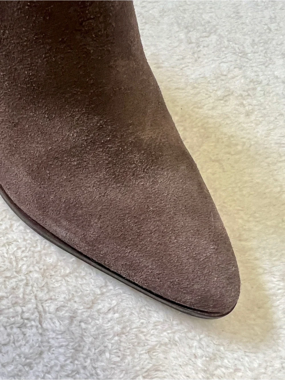 Lucky Brand Jabilo Leather Suede Booties - Size 7.5